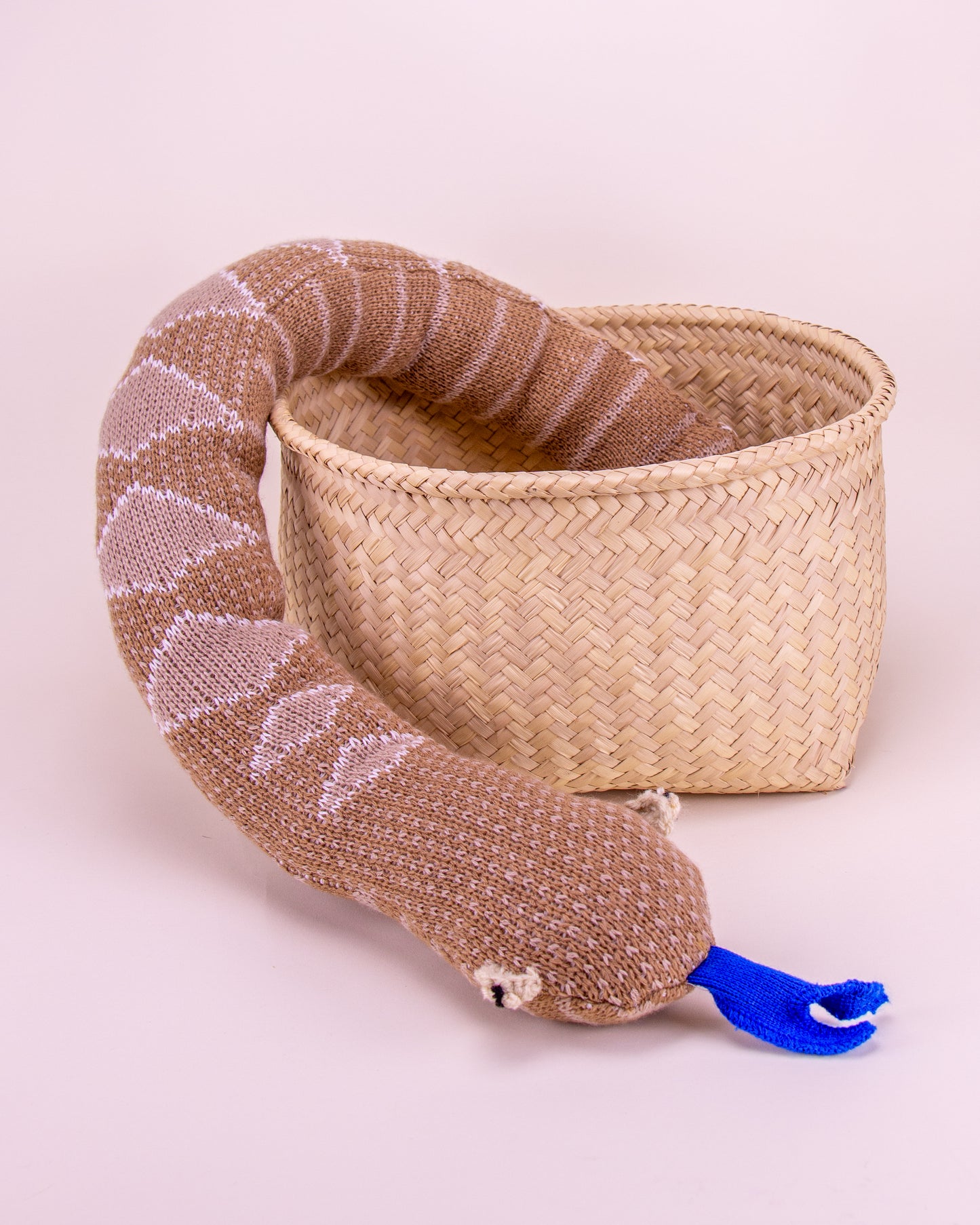 Serpiente peluche Café