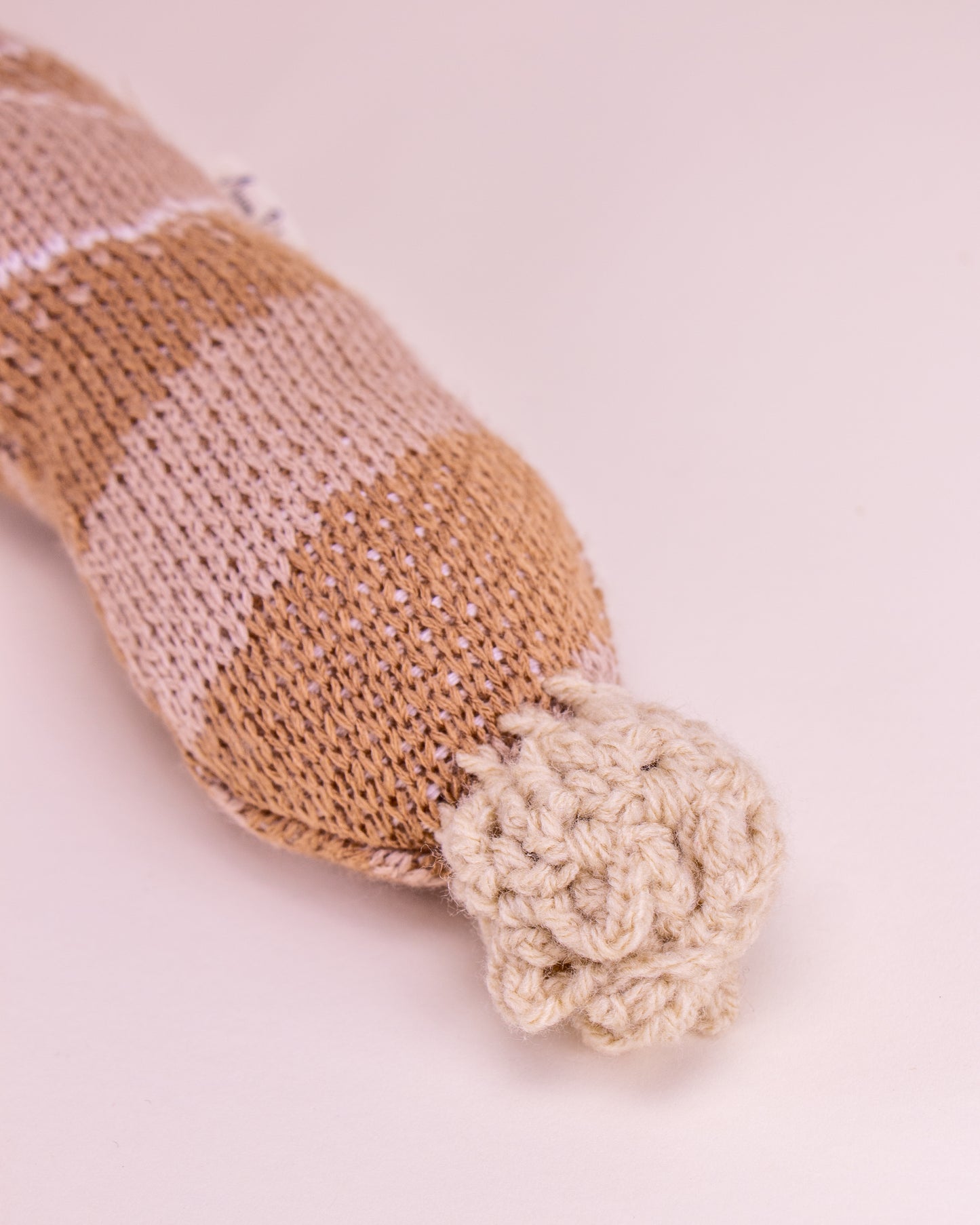 Serpiente peluche Café