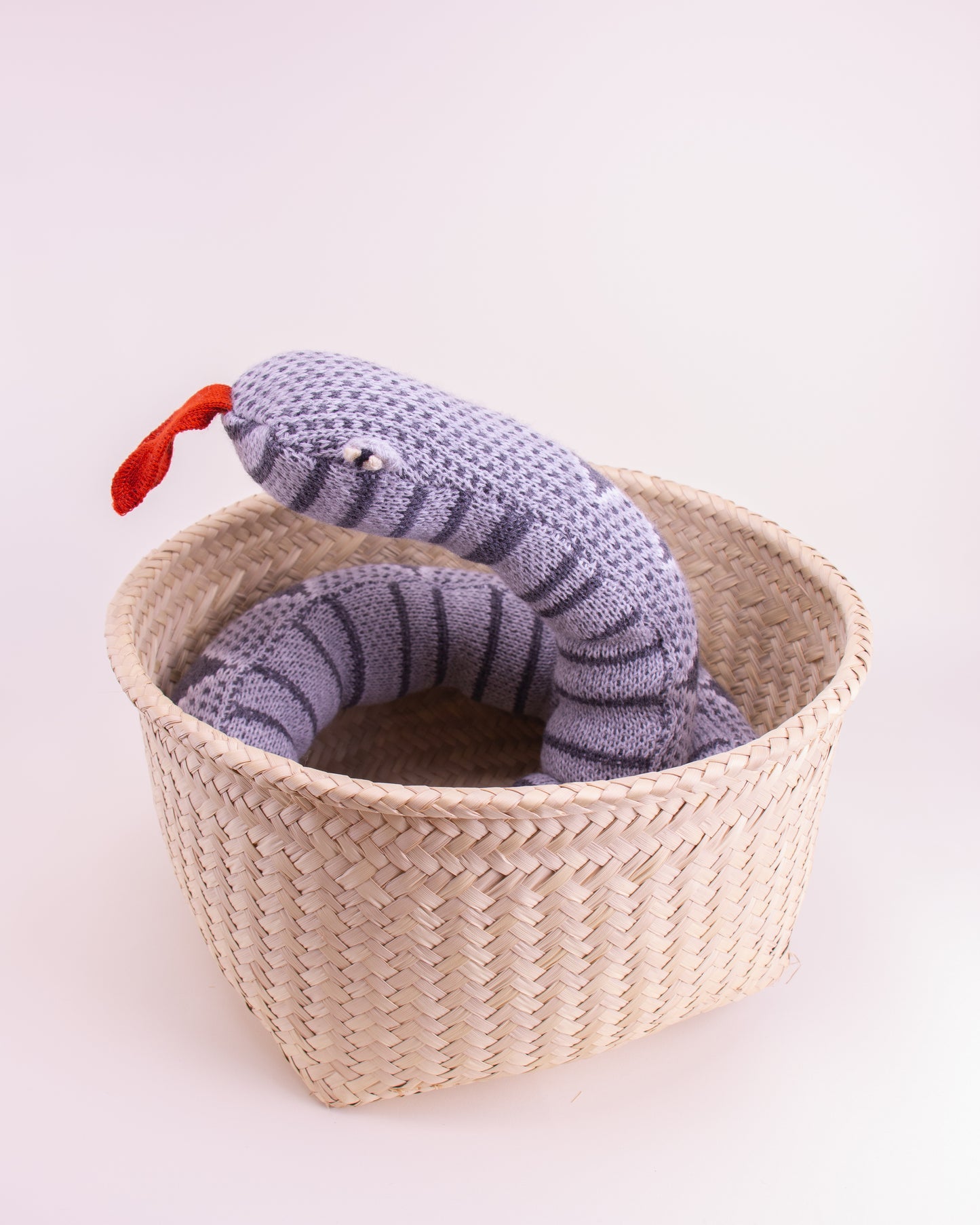 Serpiente peluche Gris