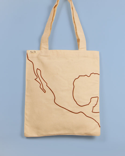 Totebag de mapa México frente