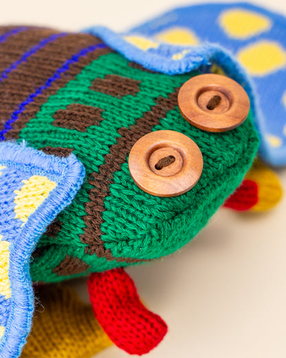 Chicharra azul detalle