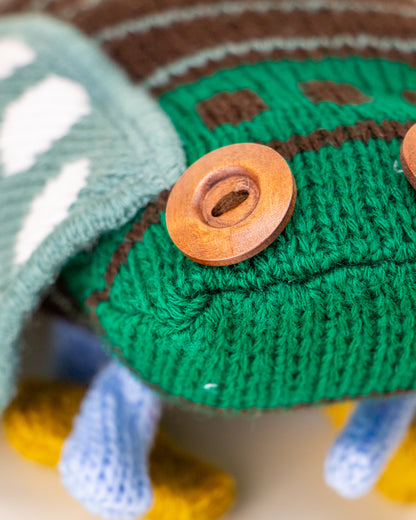 Chicharra verde detalle