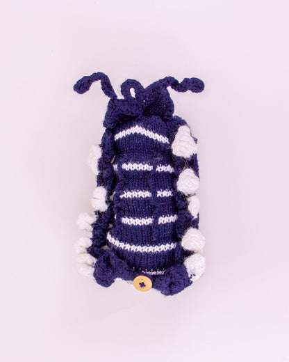 Cochinilla de peluche boca arriba