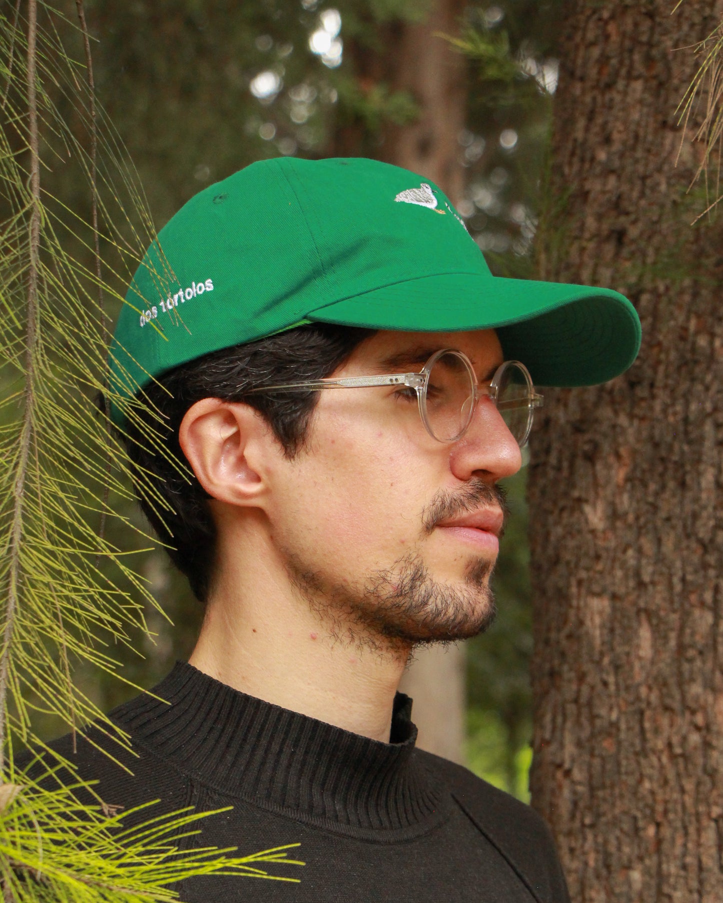 Gorra dos tortolos modelo lateral